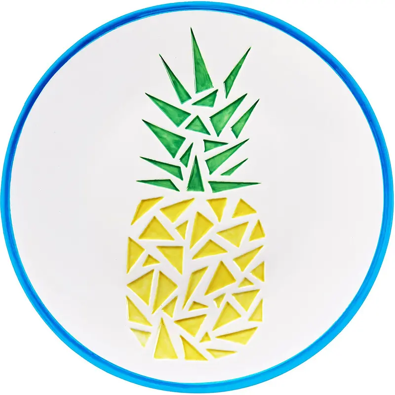 Amici Home Paradise Pineapple Round Platter