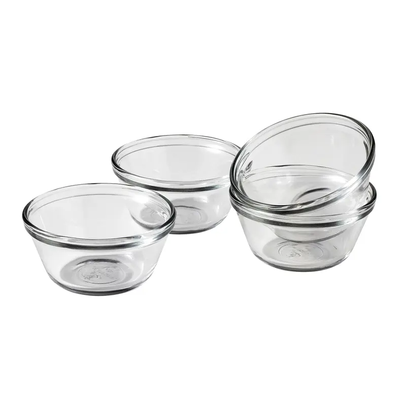 Anchor Hocking 4.00 in. W X 4.00 in. L Custard Cups Clear (Pack of 4)