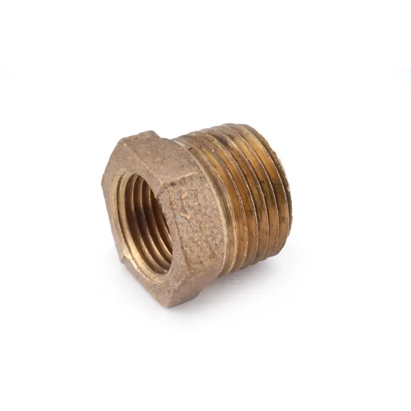 Anderson Metals 1/4 in. MPT in. X 1/8 in. D FPT Red Brass Hex Bushing