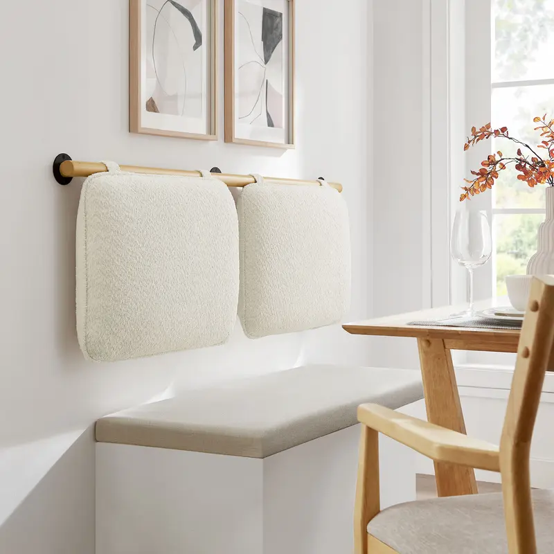 Anela Wall-Mounted Chenille Upholstered King Size Headboard by Modway