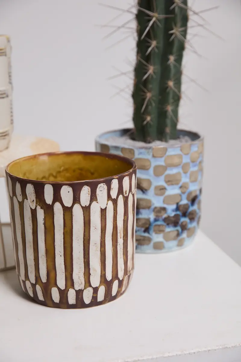 Anselm Pot Set of 2 By Accent Decor