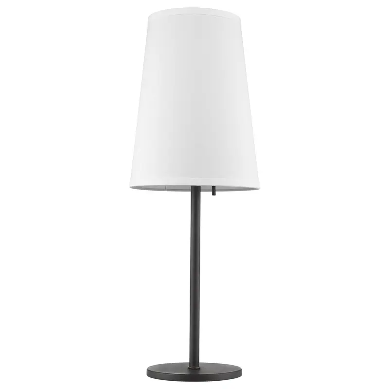 Antique Bronze and White Table Lamp By Homeroots
