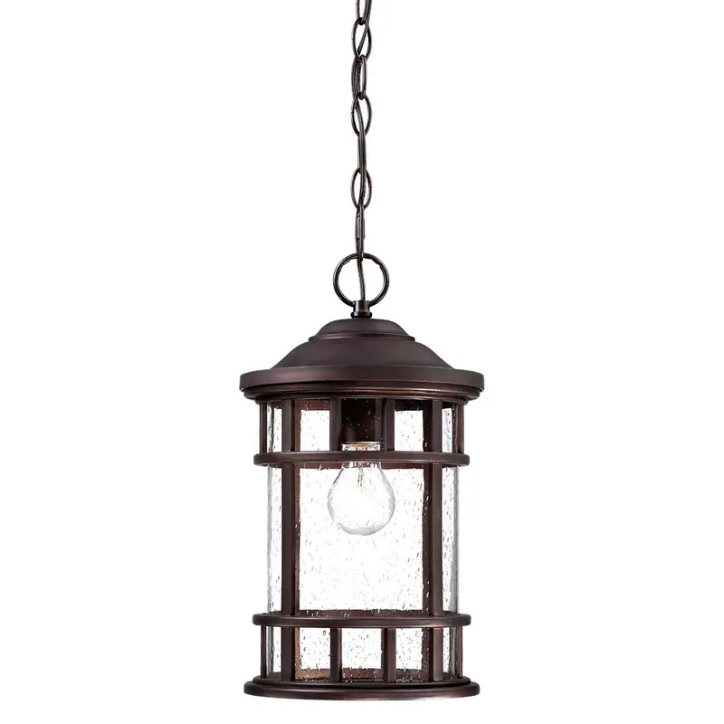 Antique Bronze Canister Hanging Light By Homeroots