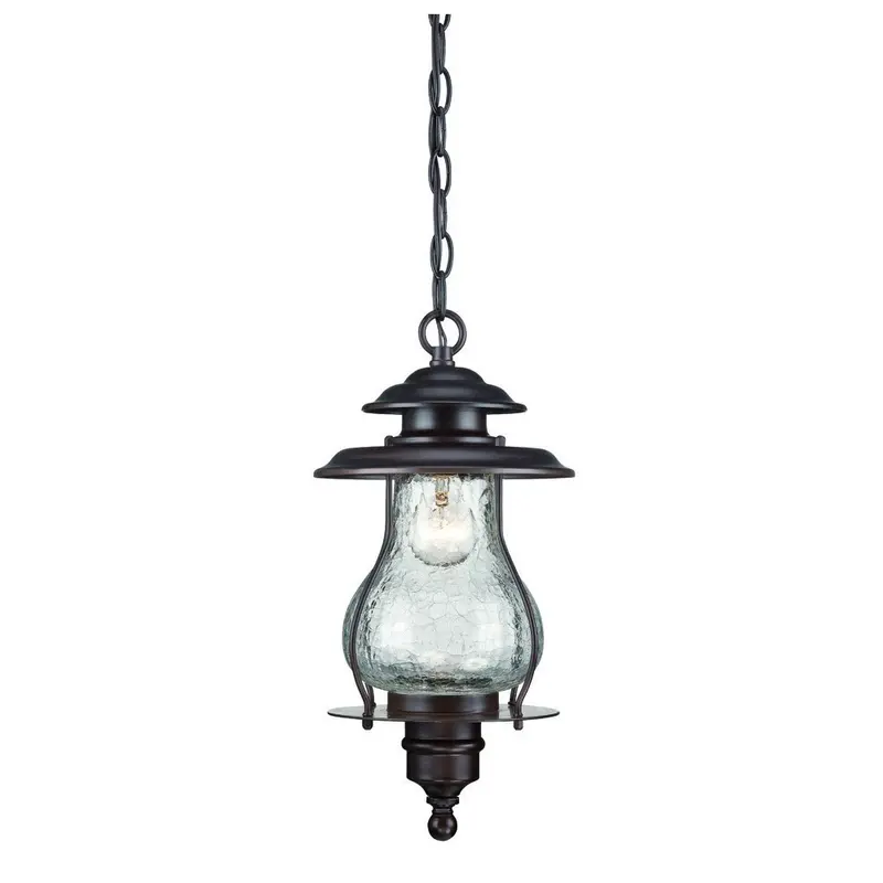 Antique Bronze Oil Lantern Hanging Light By Homeroots