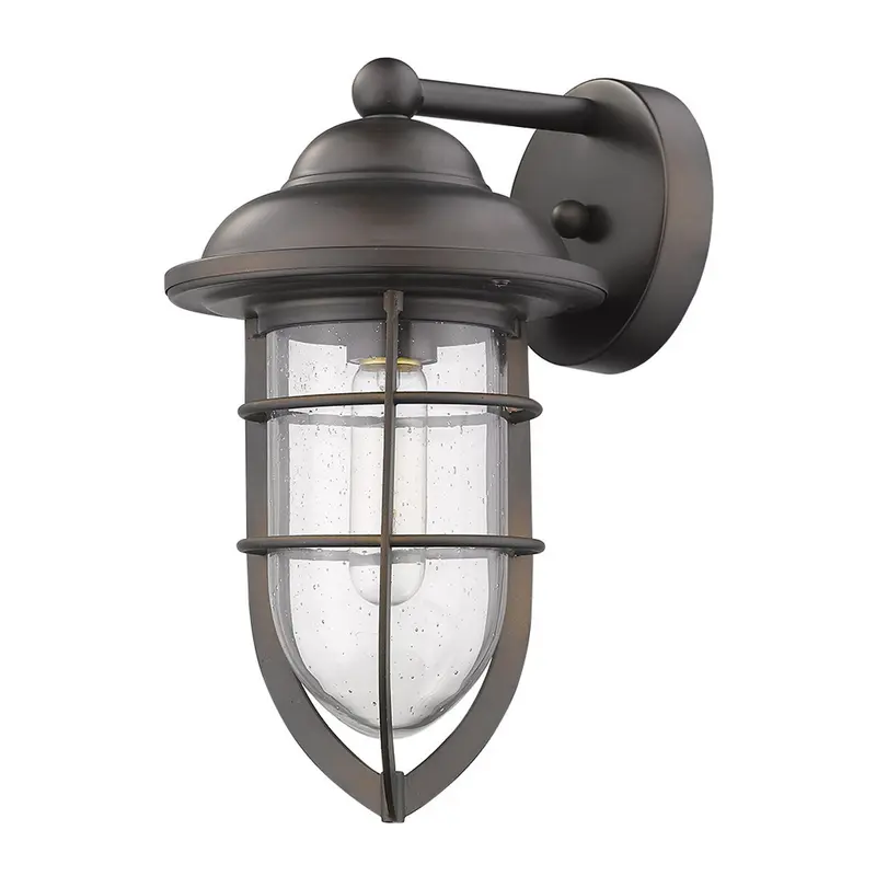 Antique Bronze Teardrop Shape Wall Sconce By Homeroots