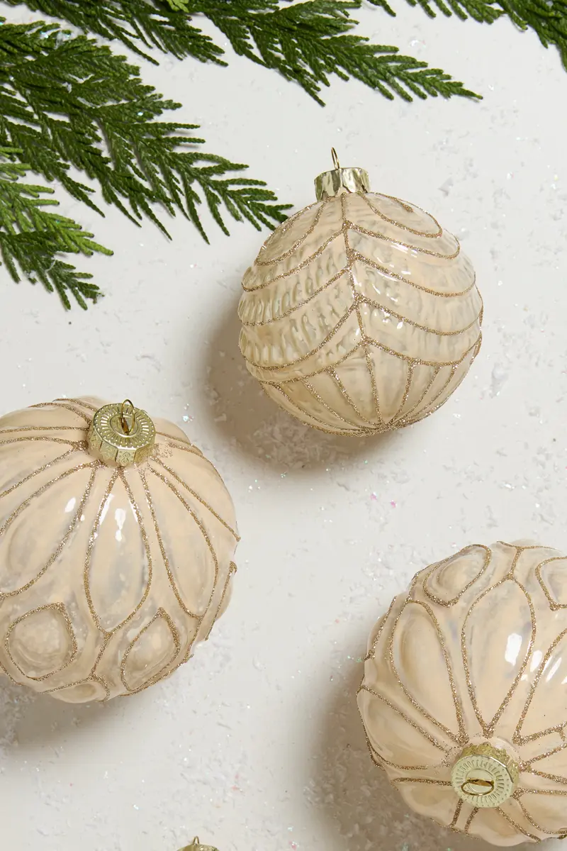 Antoinette Ornament Set of 8 By Accent Decor