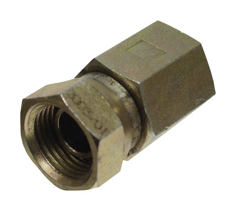 Apache Steel 1/2 in. D X 1/2 in. D Hydraulic Adapter 1 pk - Open Box