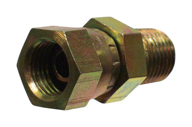 Apache Steel 1/2 in. D X 3/8 in. D Hydraulic Adapter 1 pk - Open Box