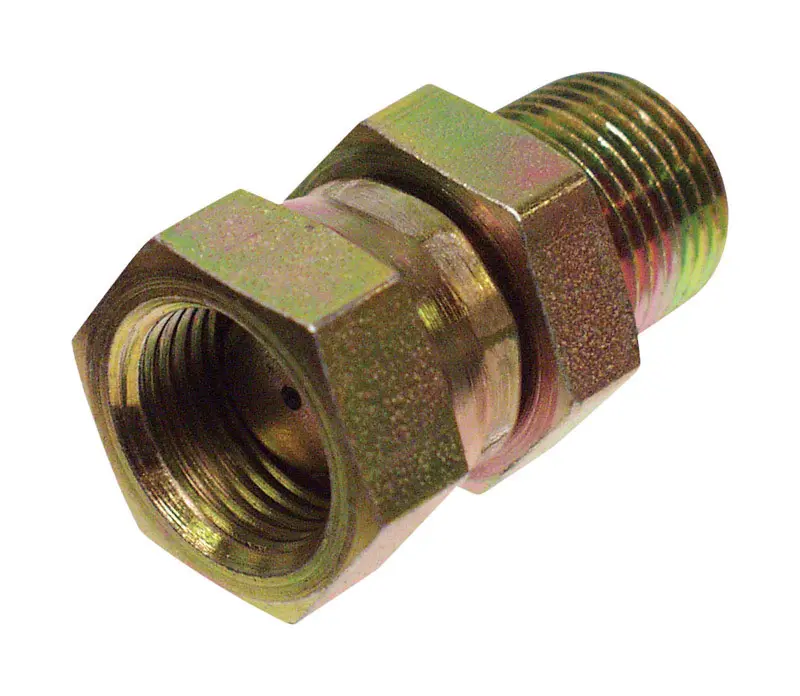 Apache Steel 3/8 in. D X 3/8 in. D Hydraulic Adapter 1 pk - Open Box