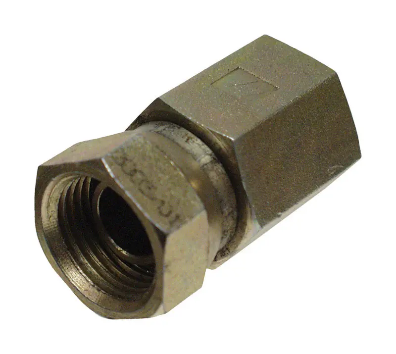 Apache Steel 3/8 in. D X 3/8 in. D Hydraulic Adapter 1 pk - Open Box