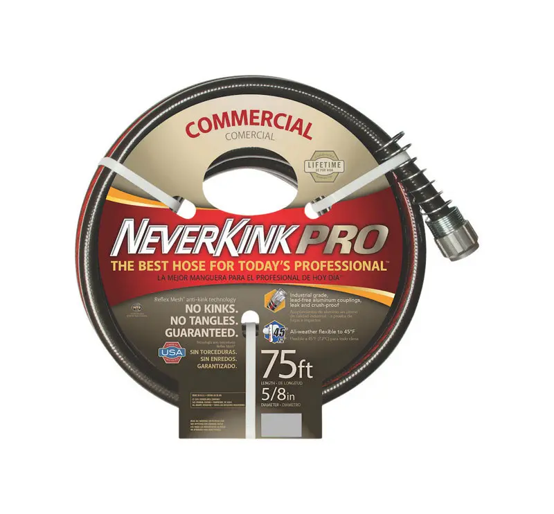Apex Lead-Free Commercial Duty Pro Garden Hose 5/8 Dia. in. x 75 L ft. - Open Box
