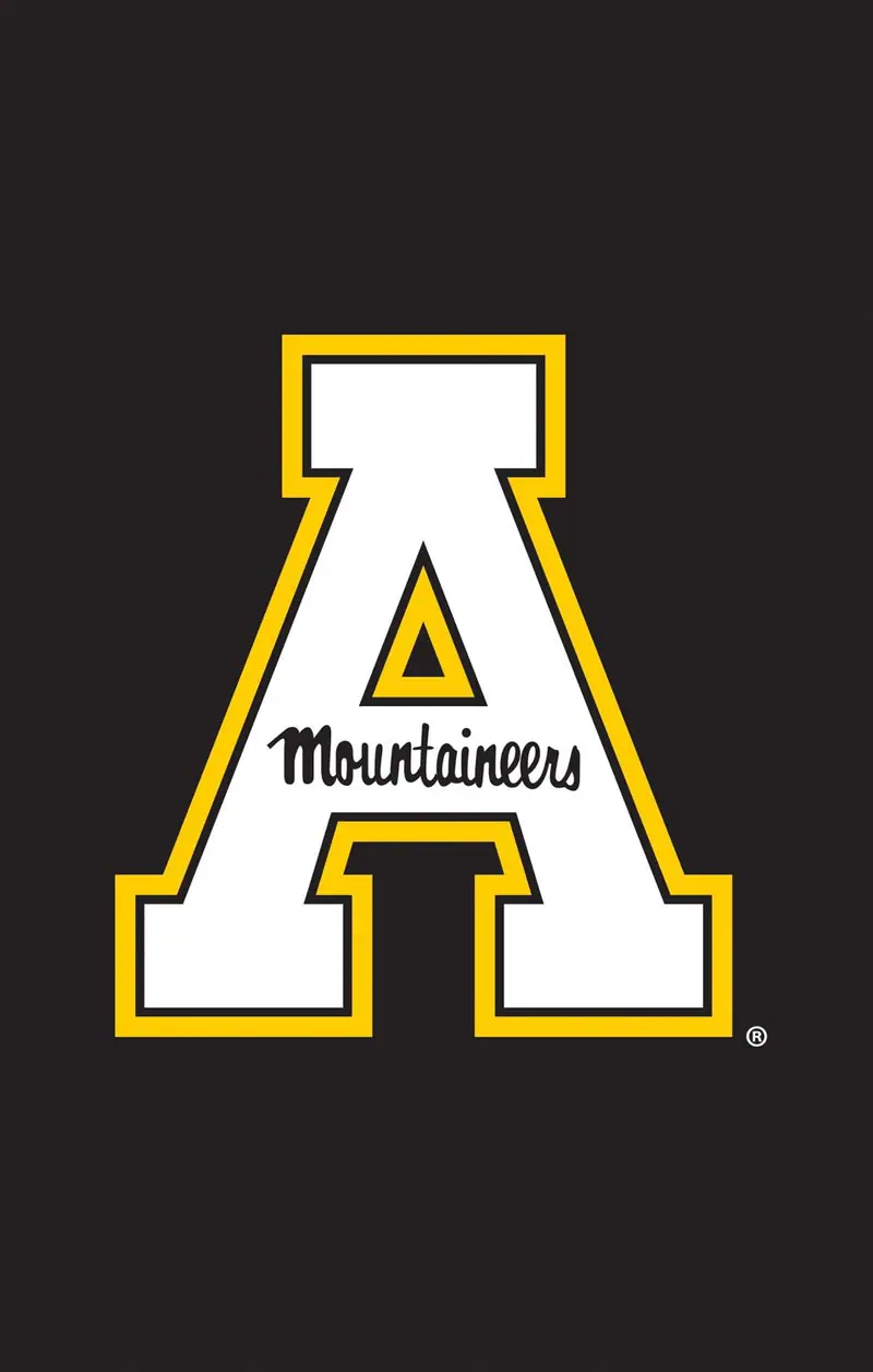 Appalachian State University Applique House Flag