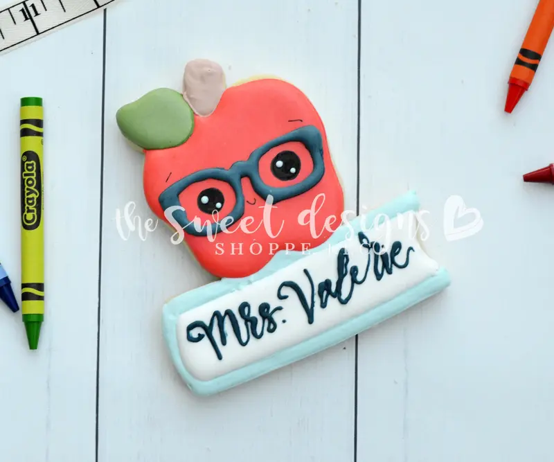 Apple Over Book v2- Cookie Cutter