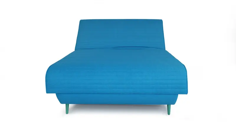 Aqua Blue Adjustable Hybrid Storage Bed with Full Mattress By Homeroots