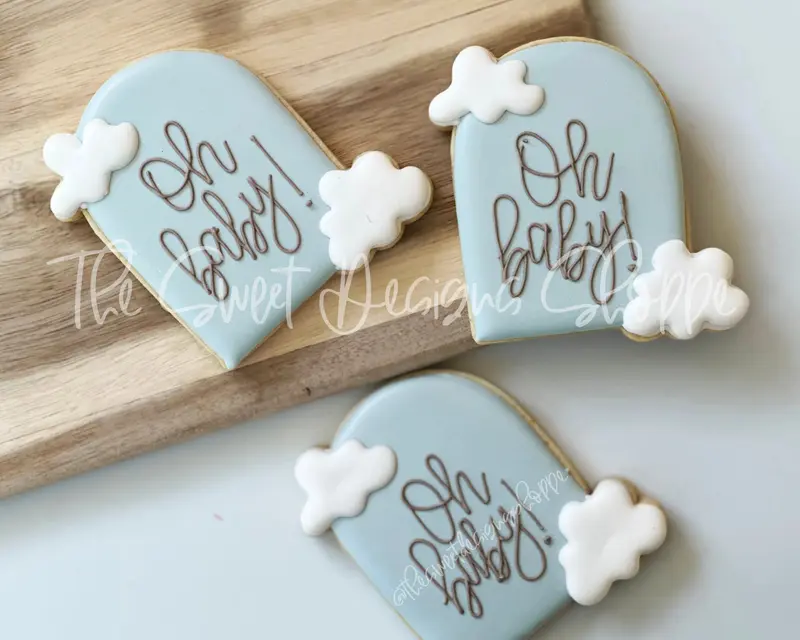 Arch with Clouds - Cookie Cutter
