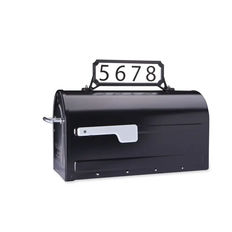 Architectural Mailboxes Black Plastic Manhattan Mailbox Name/Address Kit - Deal of The Week