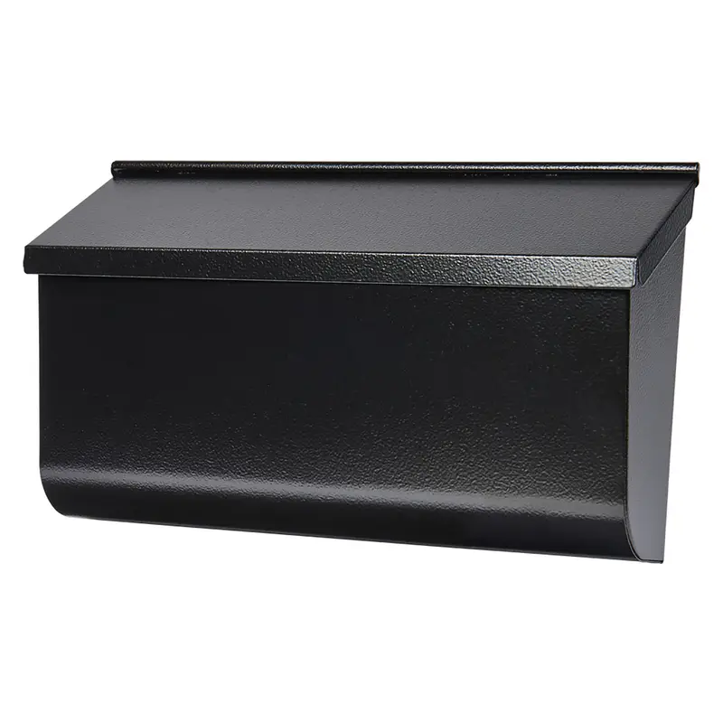 Architectural Mailboxes Woodlands Contemporary Galvanized Steel Wall Mount Black Mailbox - Deal of The Week