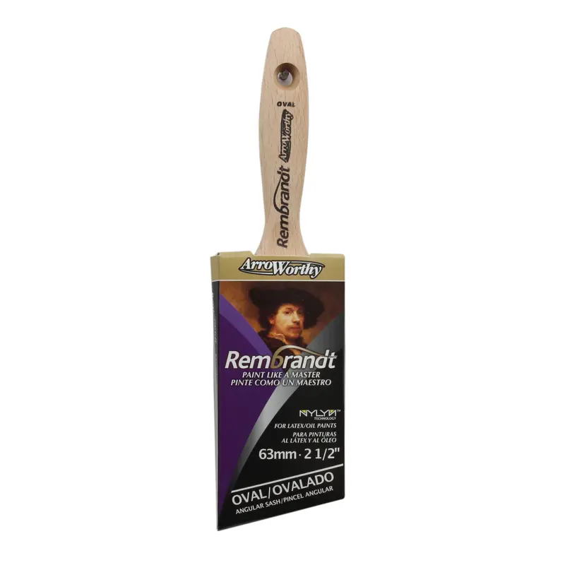 ArroWorthy Memory Retention Rembrandt Polyester Blend Semi-Oval Angle Sash Paint Brush 2-1/2in. - Deal of The Week