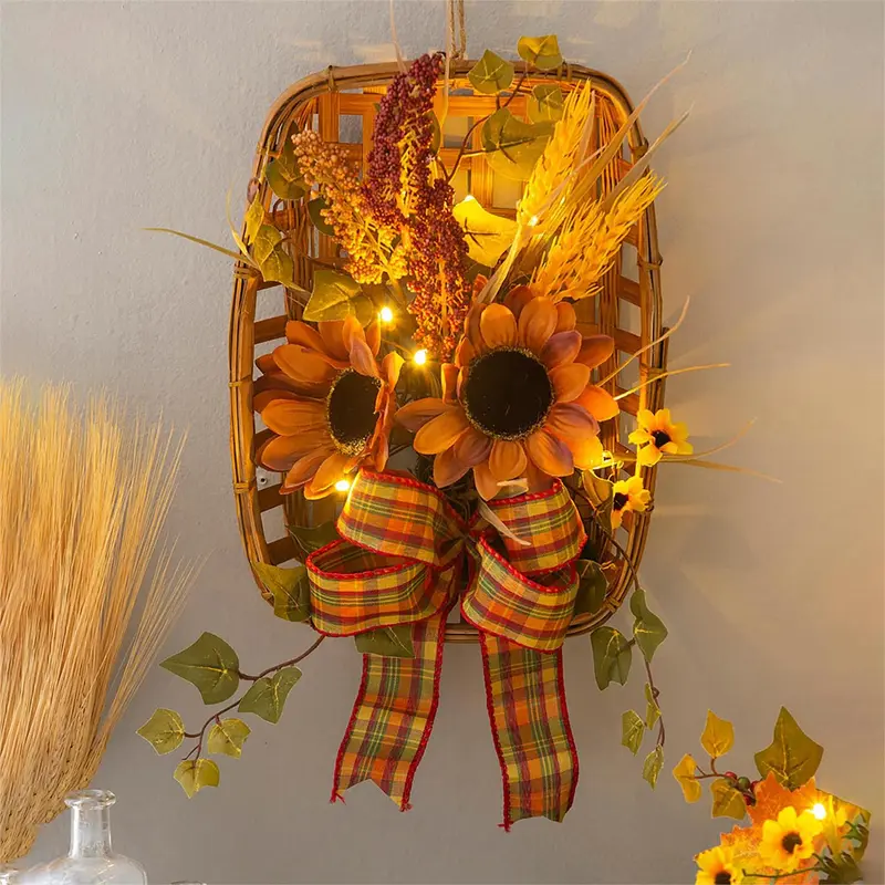 Artificial Sunflower in Basket