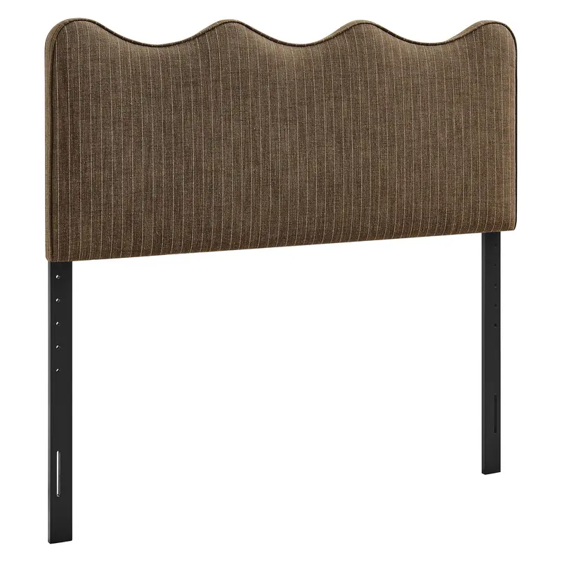 Athena Striped Fabric Upholstered Full Size Headboard by Modway