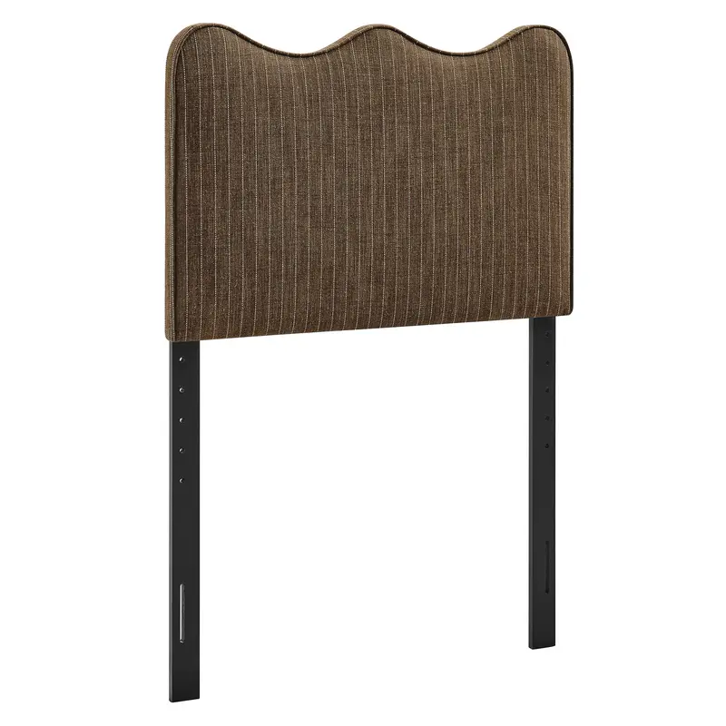 Athena Striped Fabric Upholstered Twin Size Headboard by Modway