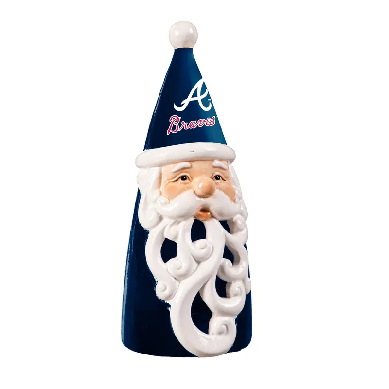 Atlanta Braves Santa LED Statuary, 8"