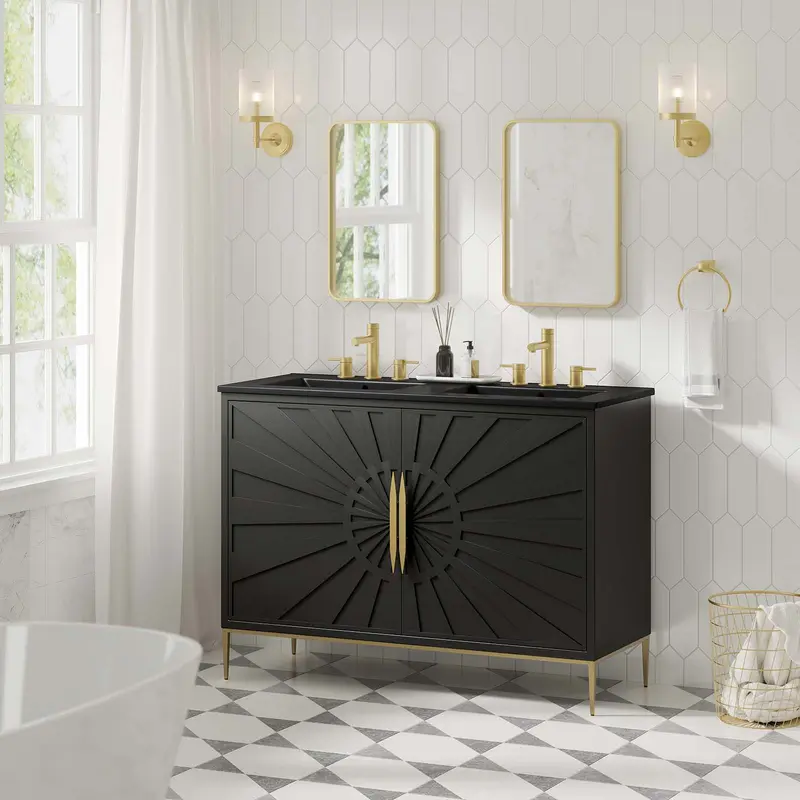 Awaken 48" Double Sink Bathroom Vanity By Modway - EEI-6307