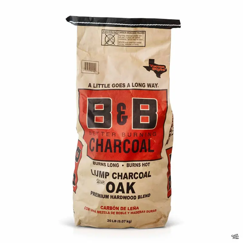 B&B™ Oak Lump Charcoal 20 lb