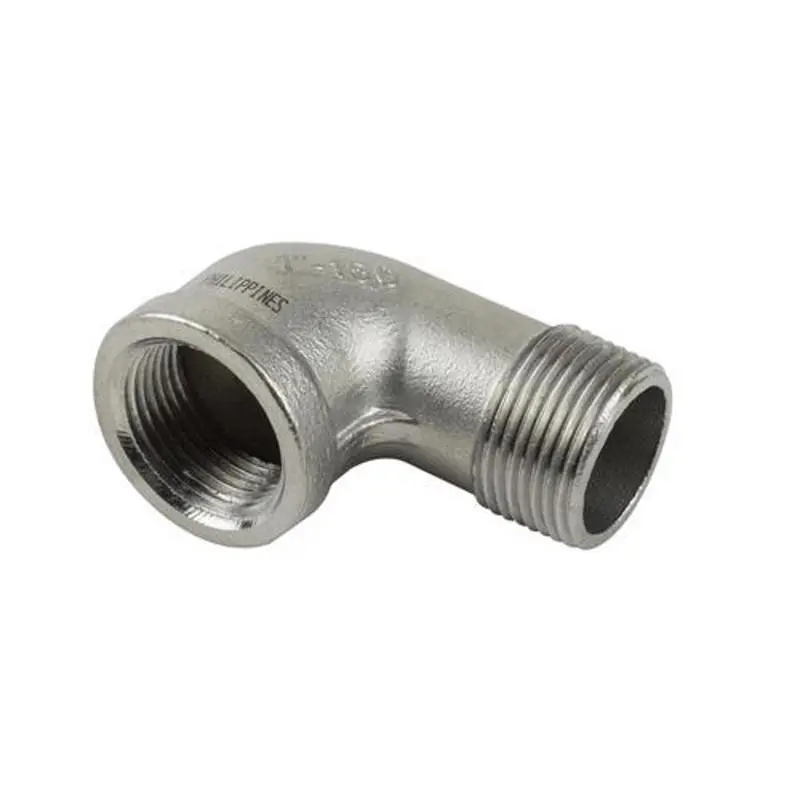 B&K Proline 1-1/4 in. MIP X 1-1/4 in. D FIP Stainless Steel 90 Degree Street Elbow