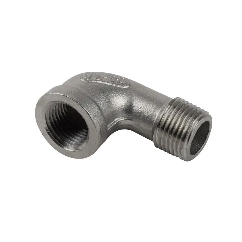 B&K Proline 3/8 in. MIP in. X 3/8 in. D FIP Stainless Steel 90 Degree Street Elbow