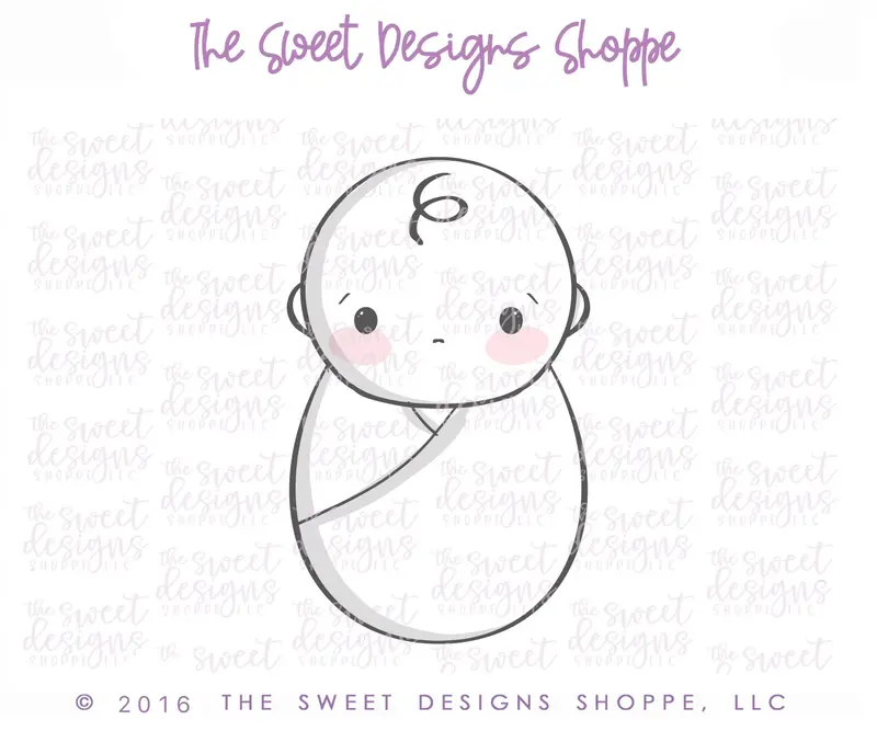 Baby Boy Swaddle V2 - Cookie Cutter