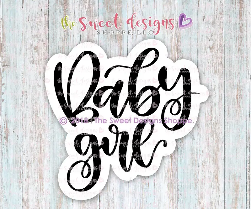 Baby Girl Plaque - Cookie Cutter