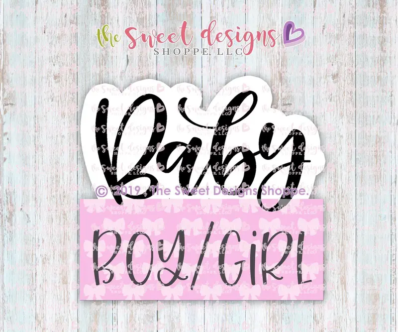 Baby Name Plaque 2019 - Cookie Cutter