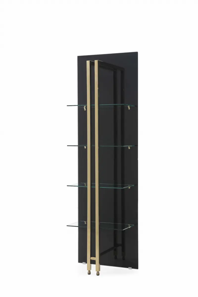Back Glass Bookshelf By Homeroots