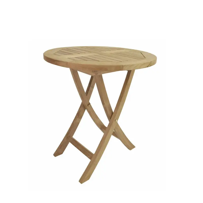 Bahama 27" Round Bistro Folding Table By Anderson Teak