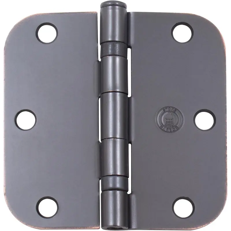 Ball Bearing Hinge, 3-1/2 Inches, 5/8" Radius Corner, Bulk Pack (100 Each), Vintage Bronze by Stone Harbor Hardware
