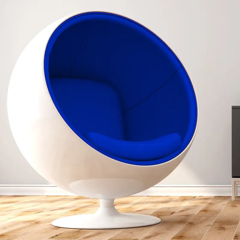 Ball Chair, Blue By World Modern Design