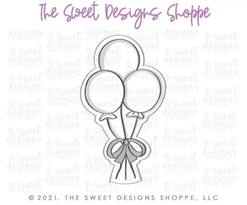 Balloons Bundle of 3 - Cookie Cutter