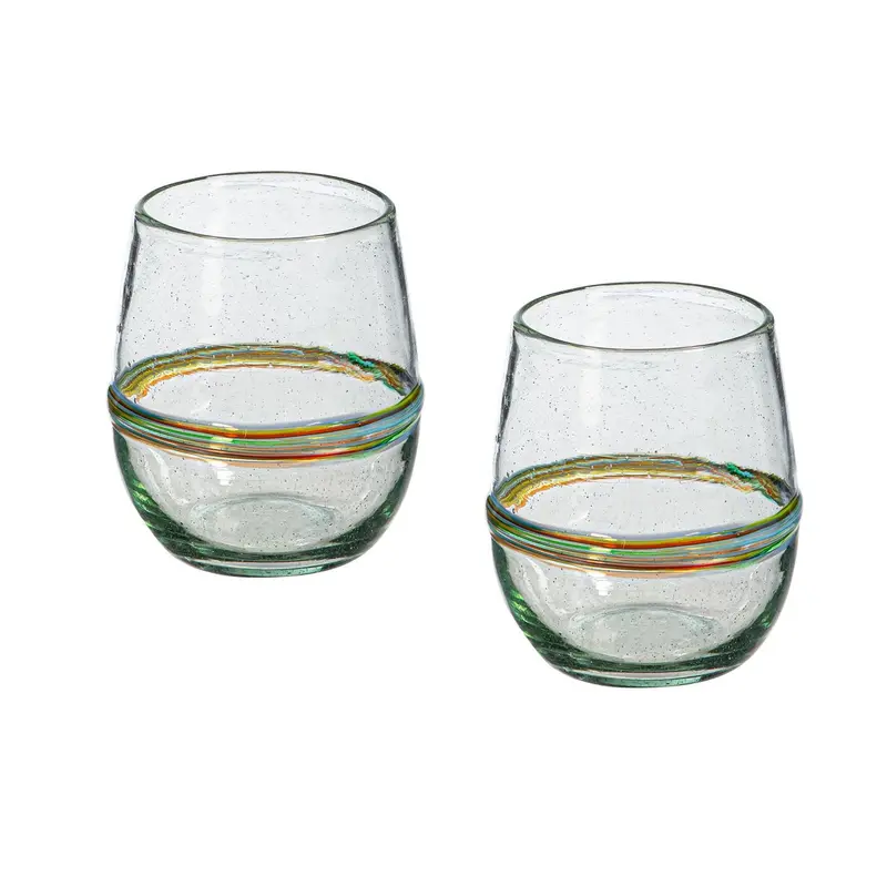 Bambeco Rainbow Stemless Glas, 14oz