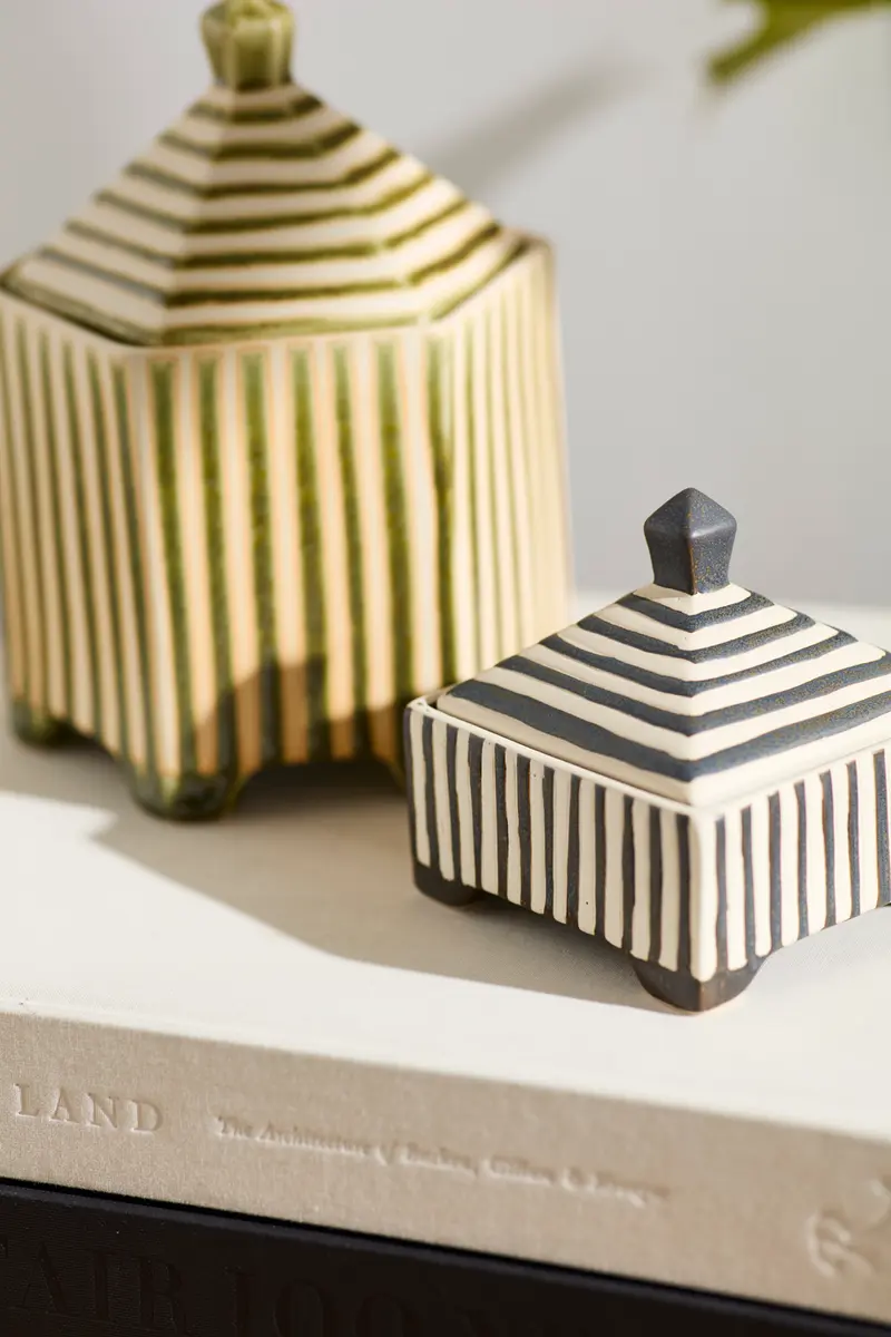 Banda Decorative Boxes Set of 2 By Accent Decor