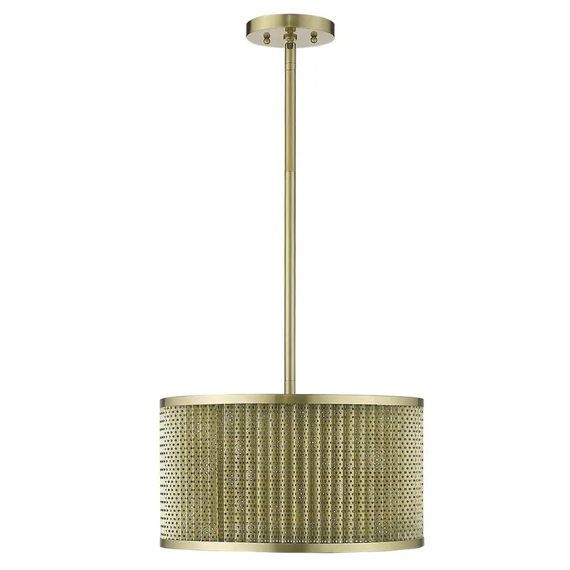 Basetti 4-Light Gold Convertible Pendant By Homeroots