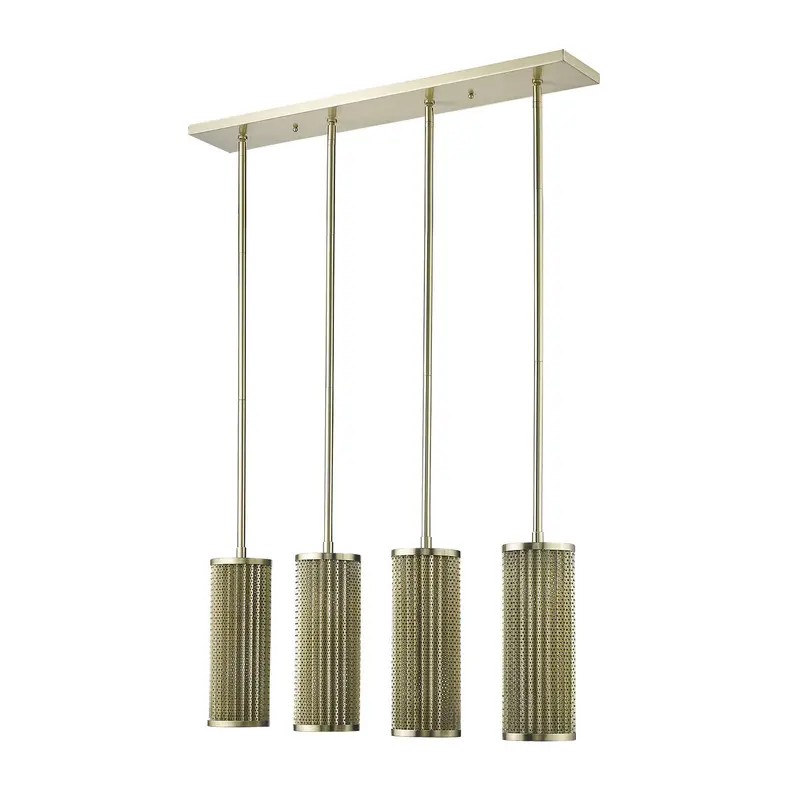 Basetti 4-Light Gold Pendant By Homeroots
