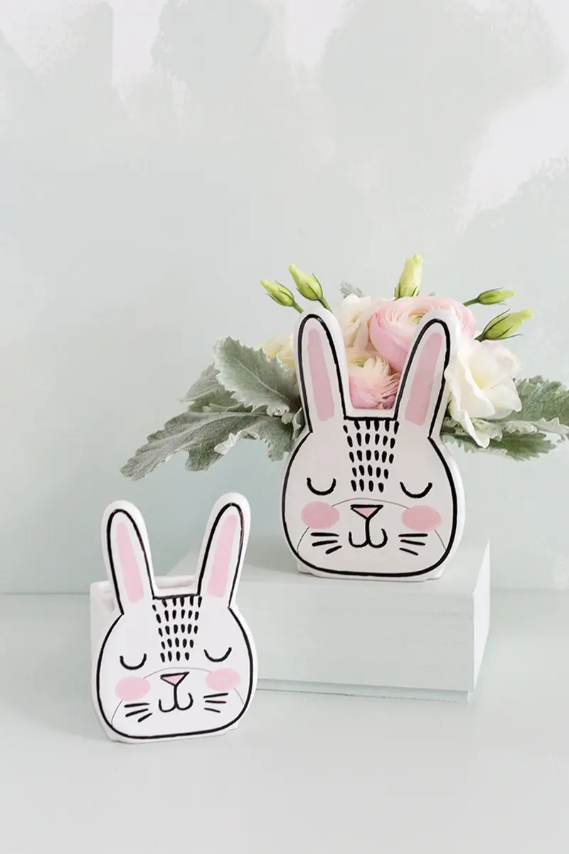 Bashful Bunny Pot Set of 8 By Accent Decor