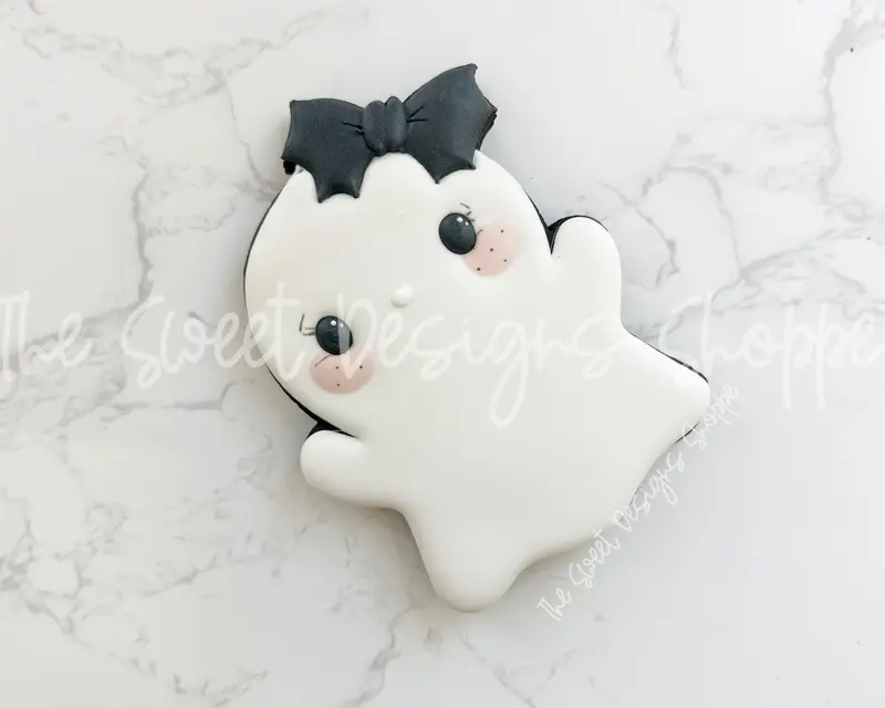 Bat Bow Ghost - Cookie Cutter