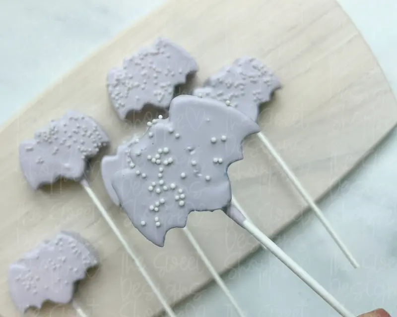 Bat Frosted Cracker- Cake Pop Maker Set ( Cutter & Pusher)