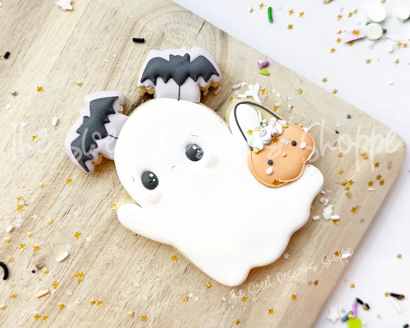 Bat Headband Ghost - Cookie Cutter