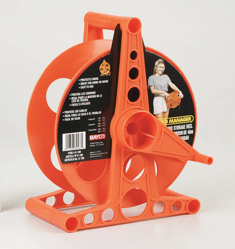 Bayco 150 ft. L Plastic Cord Reel - Open Box