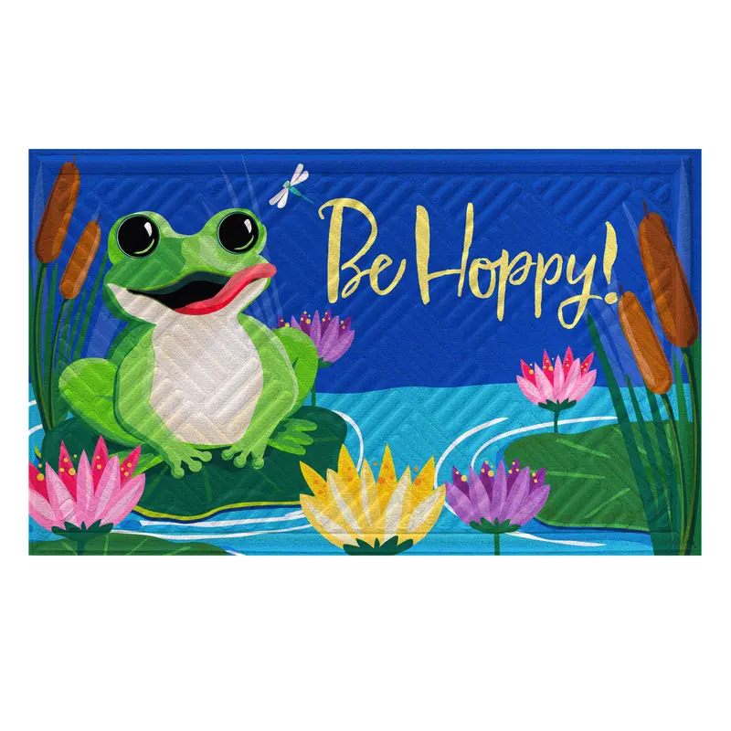 Be Hoppy Embossed Mat