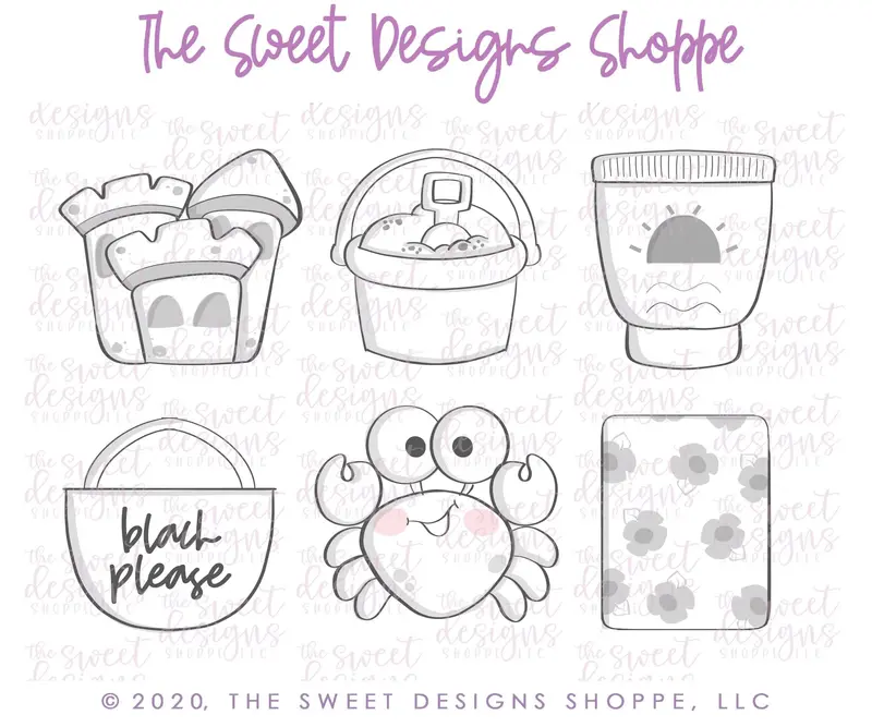 Beach Set - Cookie Cutters