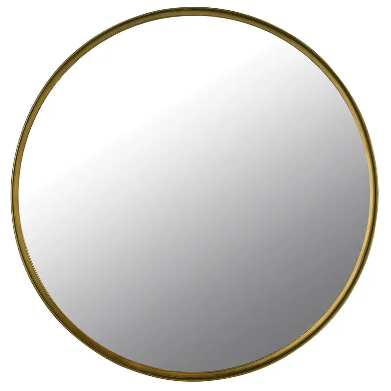Beacon Mirror, Brass By HomArt